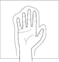 Рис. 22. Зрительное восприятие ауры руки на фоне белого картона.png